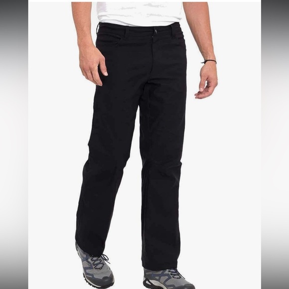 Eddie Bauer Other - EDDIE BAUER Fleece Lined Tech Pants Men's Sz 34x30 Water Resistant Black UPF 50+